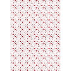 Optys 7576 - Papír A4 jednostranný, 170 g, spirálky červeno/bílý - 8 balení