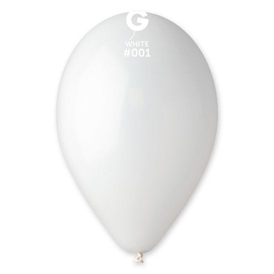 Gemar OB Balónky G90/01 bílé 10 ks - 3 balení