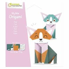 Kraftika Papíry na origami 12x12cm (20ks) kočka, avenue mandarine