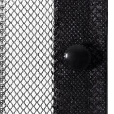 Greatstore Dveřní závěsy proti hmyzu 2 ks s magnety černé 210 x 90 cm