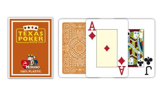 Modiano Texas Poker Size - 2 Jumbo Index - Profi plastové karty