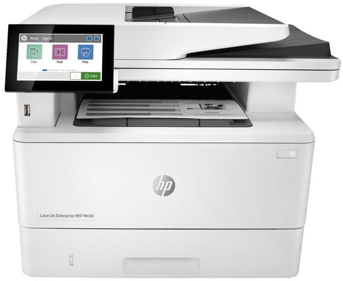 HP LaserJet Enterprise MFP M430f laserová tiskárna, A4, černobílý tisk, Wi-Fi (3PZ55A)