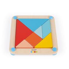 Janod Origami Tangram s předlohami 25 ks karet série Montessori