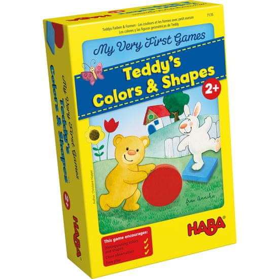 HABA Moje první hra pro děti Teddy barvy a tvary