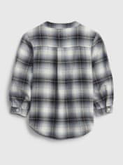 Gap Dětská košile oversized flannel shirt 3YRS