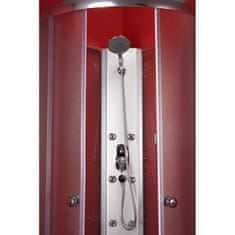 Olsen Spa Čtvrtkruhový sprchový box GRANADA Bez vaničky Chrom/Leštěný hliník (ALU) 90 cm 90 cm