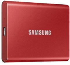 Samsung T7 - 2TB, červená (MU-PC2T0R/WW)