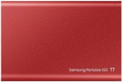 Samsung T7 - 1TB, červená (MU-PC1T0R/WW)
