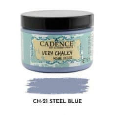 Aladine Křídová barva Cadence Very Chalky 150 ml - steel blue ocelově modrá