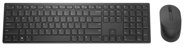 Bezdrátový set klávesnice a myši Dell tichá rychlá efektivní maximální pohodlí při kancelářské práci 