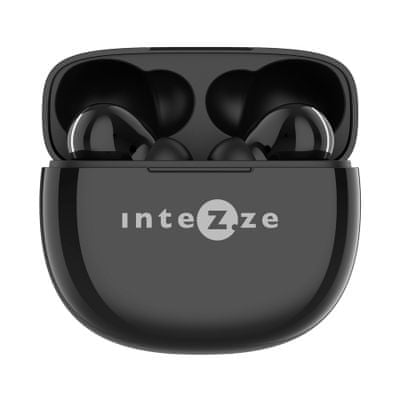  přenosná malá sluchátka intezze ego 2 dobrý zvuk výdrž 6 h nabíjecí box dotyková tlačítka mikrofon pro handsfree Bluetooth 5.0 bezdrátová technologie led diody 