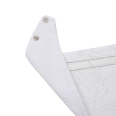 NEW BABY Kojenecký bavlněný šátek na krk NUNU bílý M - M
