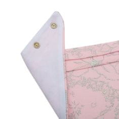 NEW BABY Kojenecký bavlněný šátek na krk NUNU růžový M - M