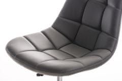 BHM Germany Kancelářská židle Emil, syntetická kůže, šedá