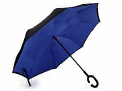 Kraftika 1ks 9 modrá safírová obrácený deštník dvouvrstvý