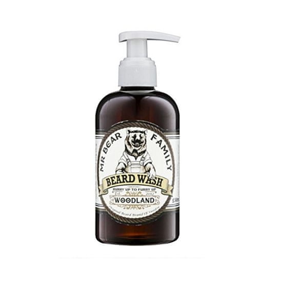Mr. Bear Šampon na vousy Woodland (Beard Wash) 250 ml