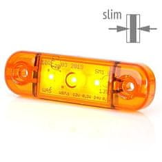 WAS Poziční LED světlo Slim oranžové, typ W97.1/708