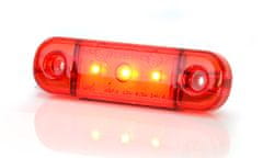 WAS Poziční LED světlo Slim červené, typ W97.1/709
