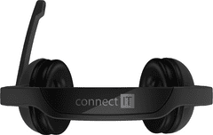 Connect IT Náhlavní sluchátka s mikrofonem (CHP-1010-BK)