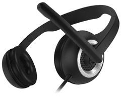 Náhlavní sluchátka s mikrofonem (CHP-1010-BK)