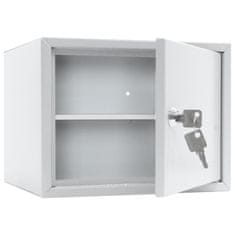 Rottner Home Case 2 nábytkový sejf šedý | Cylindrický zámek | 25 x 19 x 23 cm