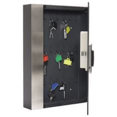 Rottner Key Pro 24 skříňka na klíče černá | Zámek na otisk prstu | 26.5 x 38.5 x 6 cm