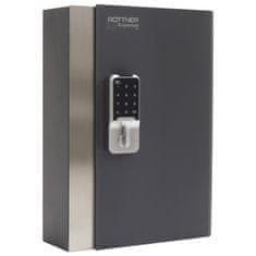 Rottner Key Home 68 skříňka na klíče černá | Elektronický zámek | 26.5 x 38.5 x 9.5 cm