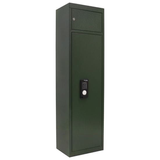 Rottner Utah 8 EL skříň na zbraně zelená | Elektronický zámek | 40 x 145 x 30 cm
