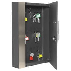 Rottner Key Home 24 skříňka na klíče černá | Elektronický zámek | 26.5 x 38.5 x 6 cm