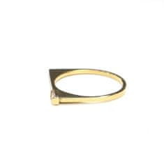 Pattic Prsten ze žlutého zlata a zirkonem AU 585/000 1,45 gr, ARP553801-53