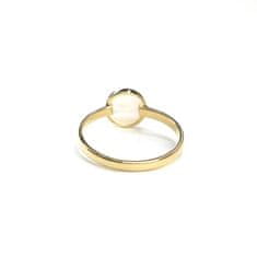 Pattic Prsten ze žlutého zlata s perleťí, AU 585/000 1,60 gr, ARP028301-54