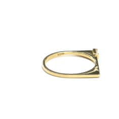 Pattic Prsten ze žlutého zlata a zirkonem AU 585/000 1,45 gr, ARP553801-53