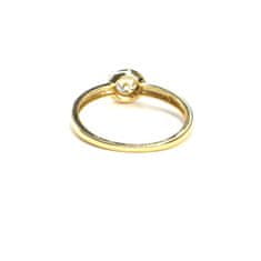 Pattic Prsten ze žlutého zlata a zirkonem AU 585/000 1,35 gr, ARP014501-54