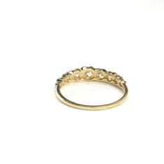 Pattic Prsten ze žlutého zlata a zirkony AU 585/000 1,85 g ARP539701-58