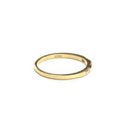 Pattic Prsten ze žlutého zlata a zirkony AU 585/000 1,35gr, ARP553401-54