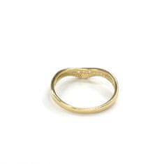 Pattic Prsten ze žlutého zlata a zirkony AU 585/000 1,80 gr GURDC0107570201-58