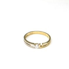 Pattic Prsten ze žlutého zlata a zirkonem AU 585/000 1,60 gr ARP027801-57