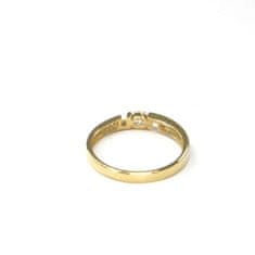 Pattic Prsten ze žlutého zlata a zirkonem AU 585/000 1,60 gr ARP027801-57