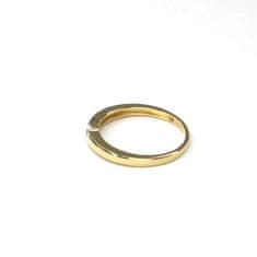 Pattic Prsten ze žlutého zlata se zirkonem AU 585/000 1,60gr ARP027601-55