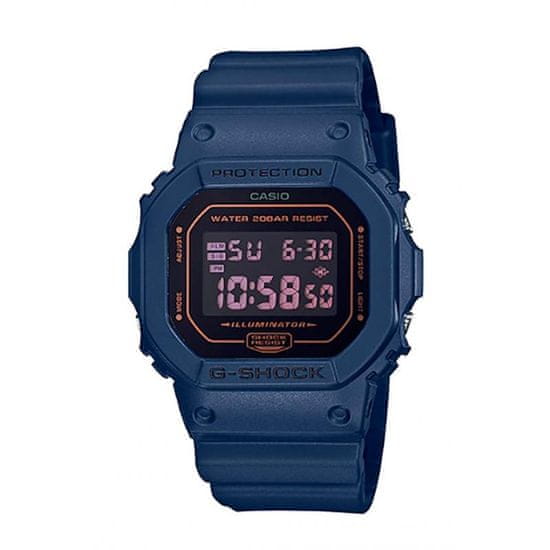 Casio Pánské hodinky Original Matte Black &amp;amp;amp;amp; Blue Series DW-5600BBM-2ER