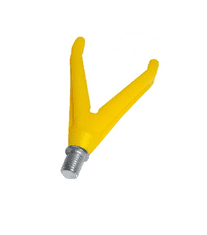 DAEMONS rohatinka plastová s čepem W3/8" žlutá varianta: přední "V"