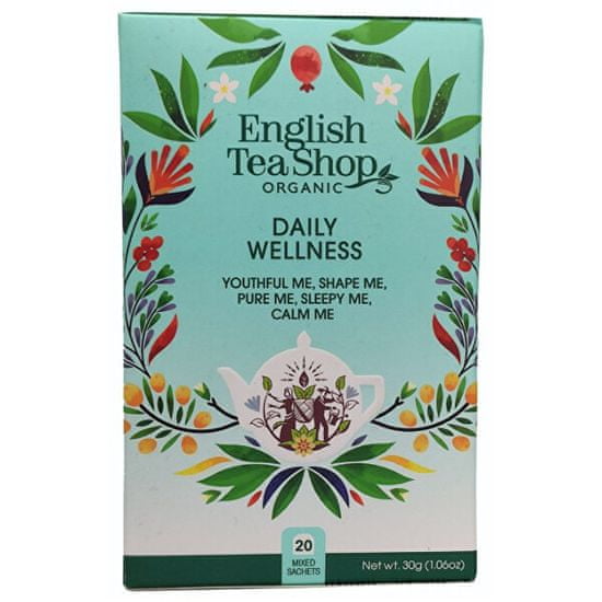 English Tea Shop MIX každodenní Wellness, BIO 20 sáčků