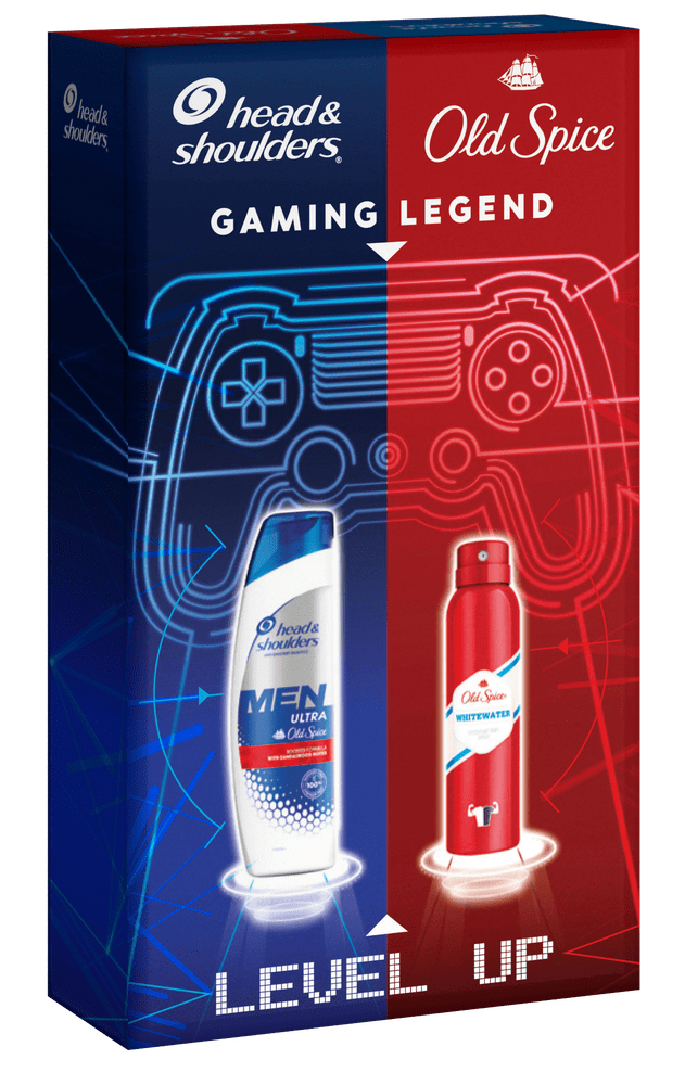 Old Spice Head & Shoulders men ultra šampon a Whitewater deodorant