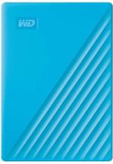 Western Digital WD My Passport - 4TB, modrá (WDBPKJ0040BBL-WESN)