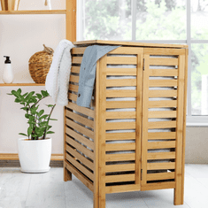 ATAN Koš na prádlo MENORK - přírodní bambus