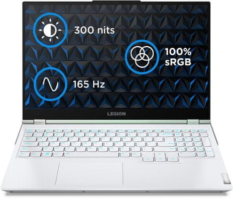  Notebook Lenovo Legion 5 15ACH6 AMD Ryzen 5 NVIDIA GeForce RTX 3050 Ti 4GB výkonný lehký přenosný Wi-Fi ax Bluetooth 5 HDMI 2.1 15,6 palců IPS Full HD displej s velmi vysokým rozlišením excelentní zvuk Nahimic audio 