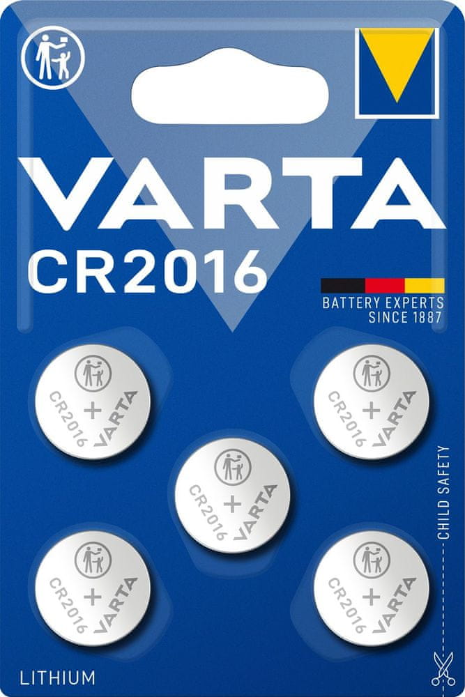 Varta CR 2016 5pack 6016101415 - rozbaleno