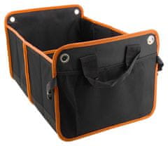 shumee Organizér do kufru dvojitý - 54 x 34 cm, černý/oranžový