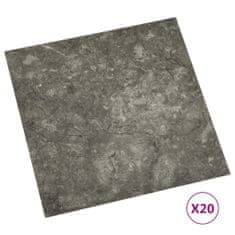 shumee Samolepicí podlahové desky 20 ks PVC 1,86 m2 šedé