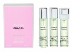 Chanel 3x20ml chance eau fraiche, toaletní voda, náplň